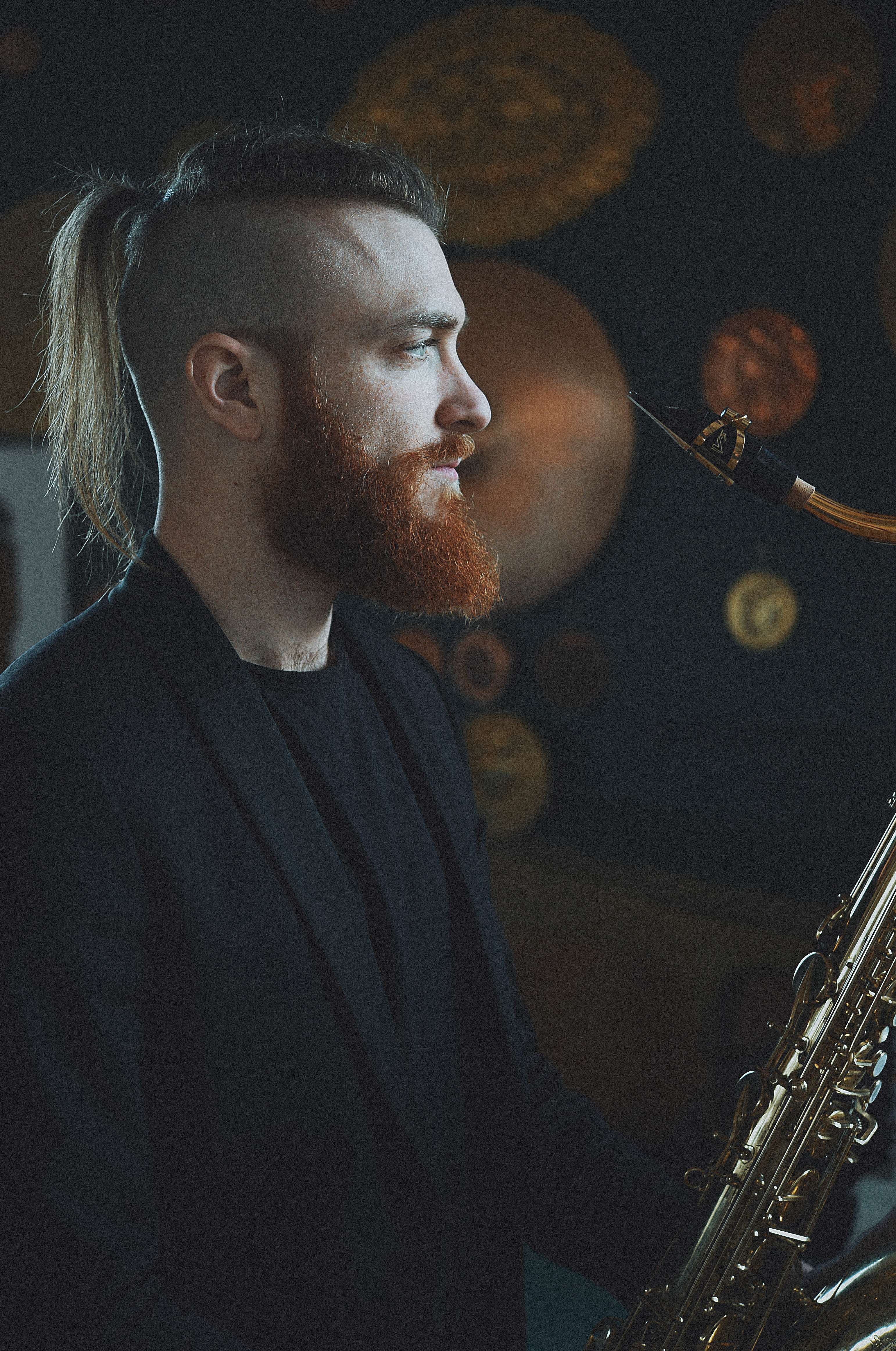 Antonin Pommel, saxophoniste du Trio Rogue. Musique de chambre, musique classique, concert.